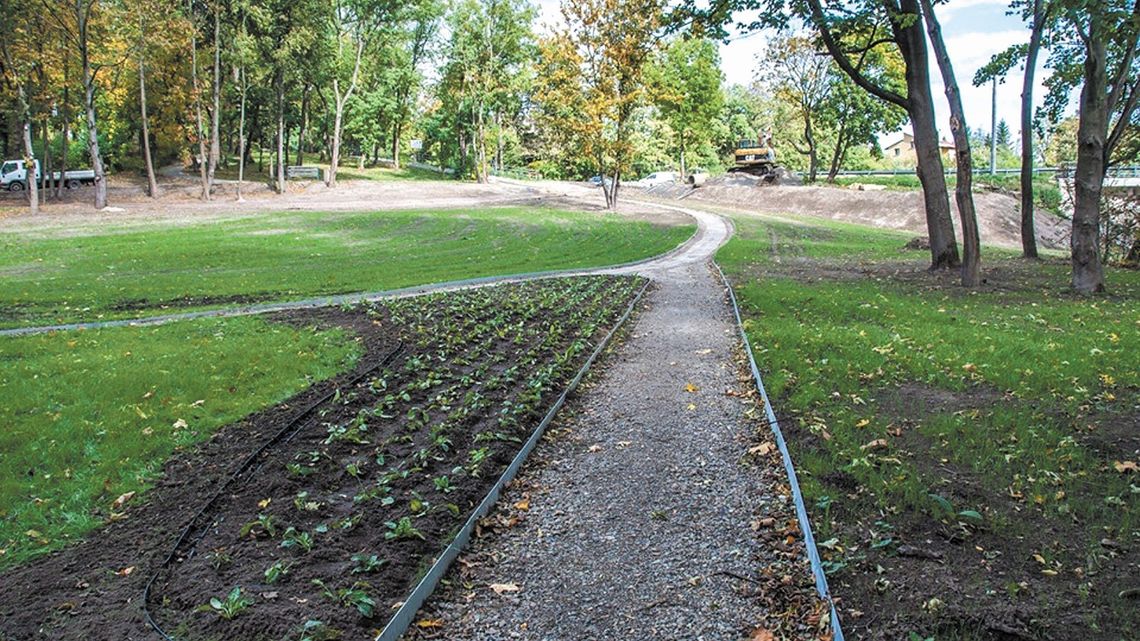 Łęczna: Prace w parku Podzamcze mają się zakończyć w tym roku Łęczna: Prace w parku Podzamcze mają się zakończyć w tym roku