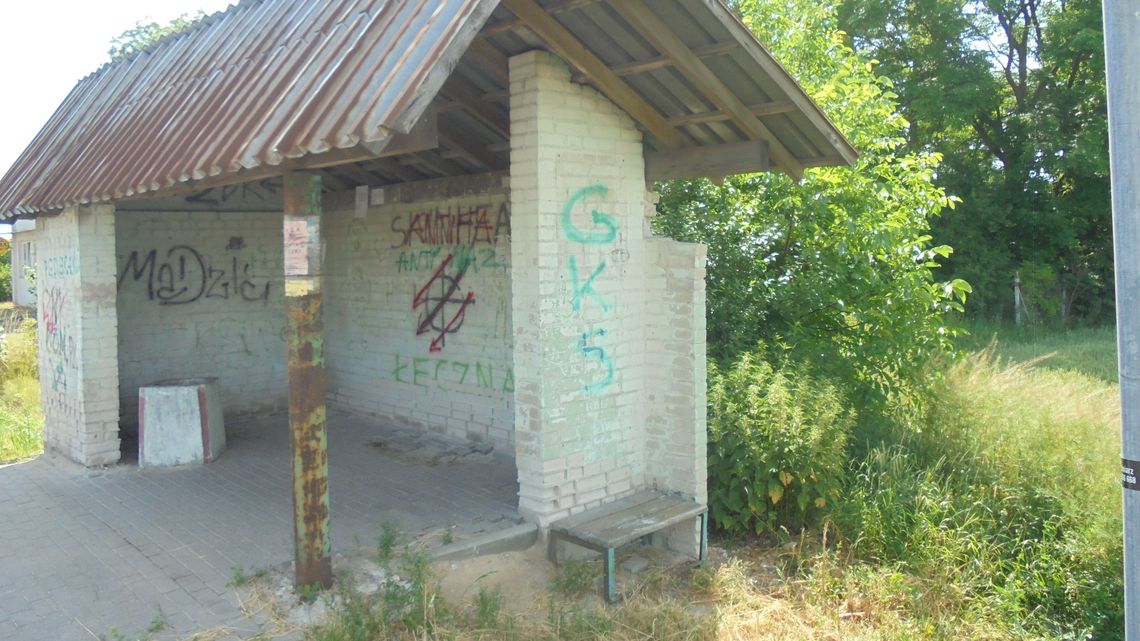 Łęczna: Przystanki czekają na grafficiarzy