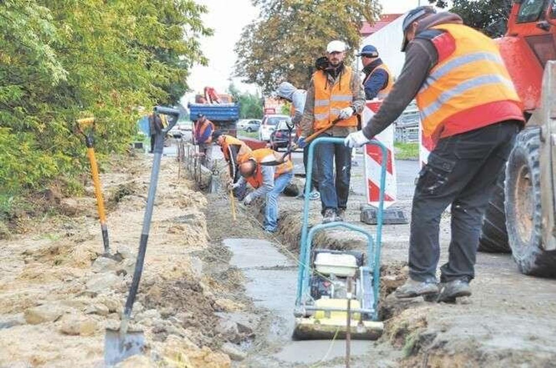 Łęczna: Ruszył remont ul. Polnej, będą trudności