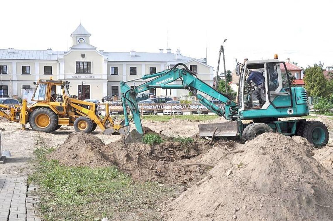 Łęczna: Ruszyły roboty przy Rynku I