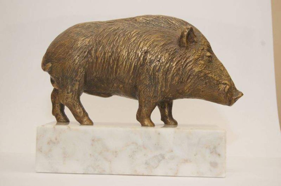 Łęczyński Odyniec Kultury idzie w ręce rzeźbiarza