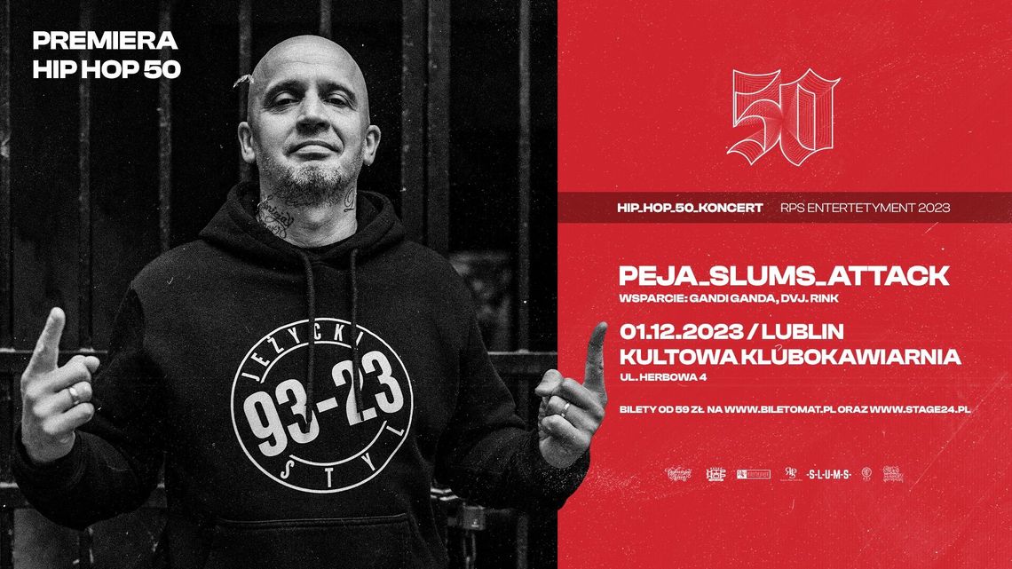 Legendarny polski raper zagra w Kultowej Klubokawiarni Legendarny polski raper zagra w Kultowej Klubokawiarni