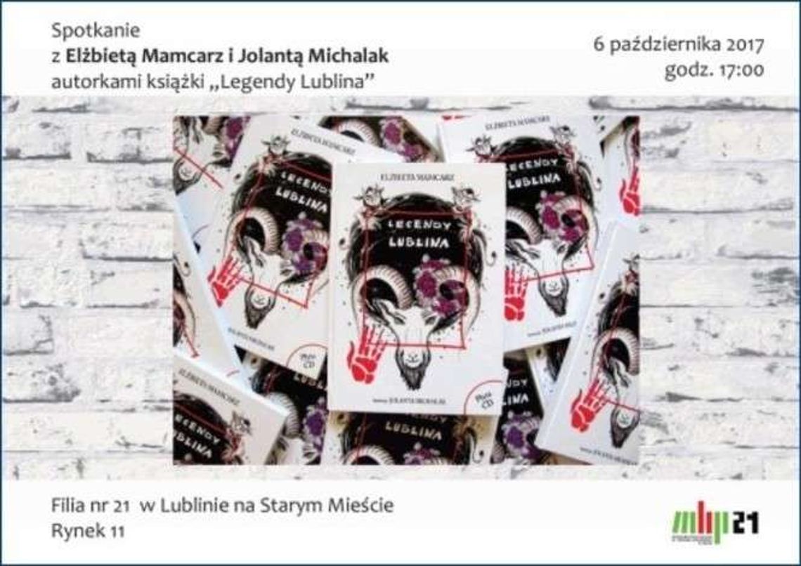 "Legendy Lublina". Spotkanie autorskie w MBP