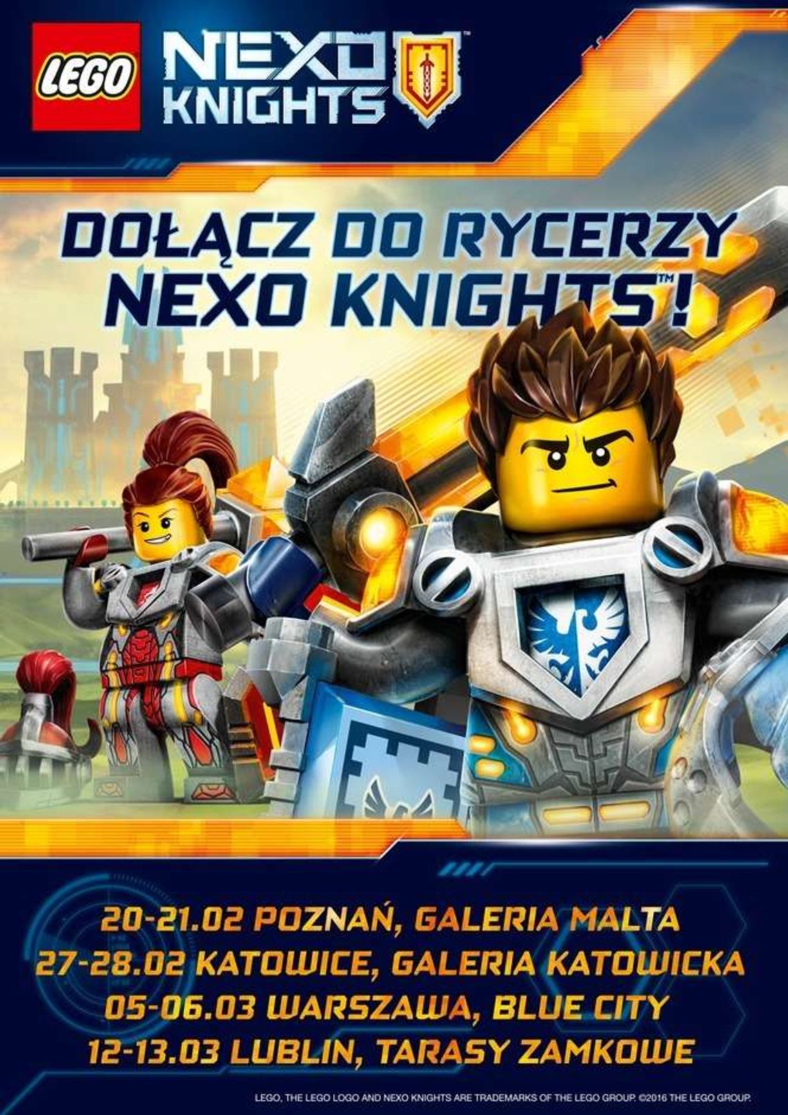 Lego Nexo Knights w Tarasach Zamkowych
