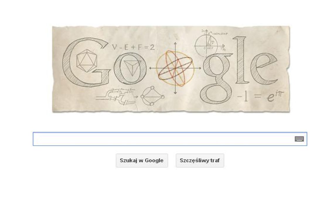 Leonhard Euler: Google upamiętnia szwajcarskiego matematyka i fizyka