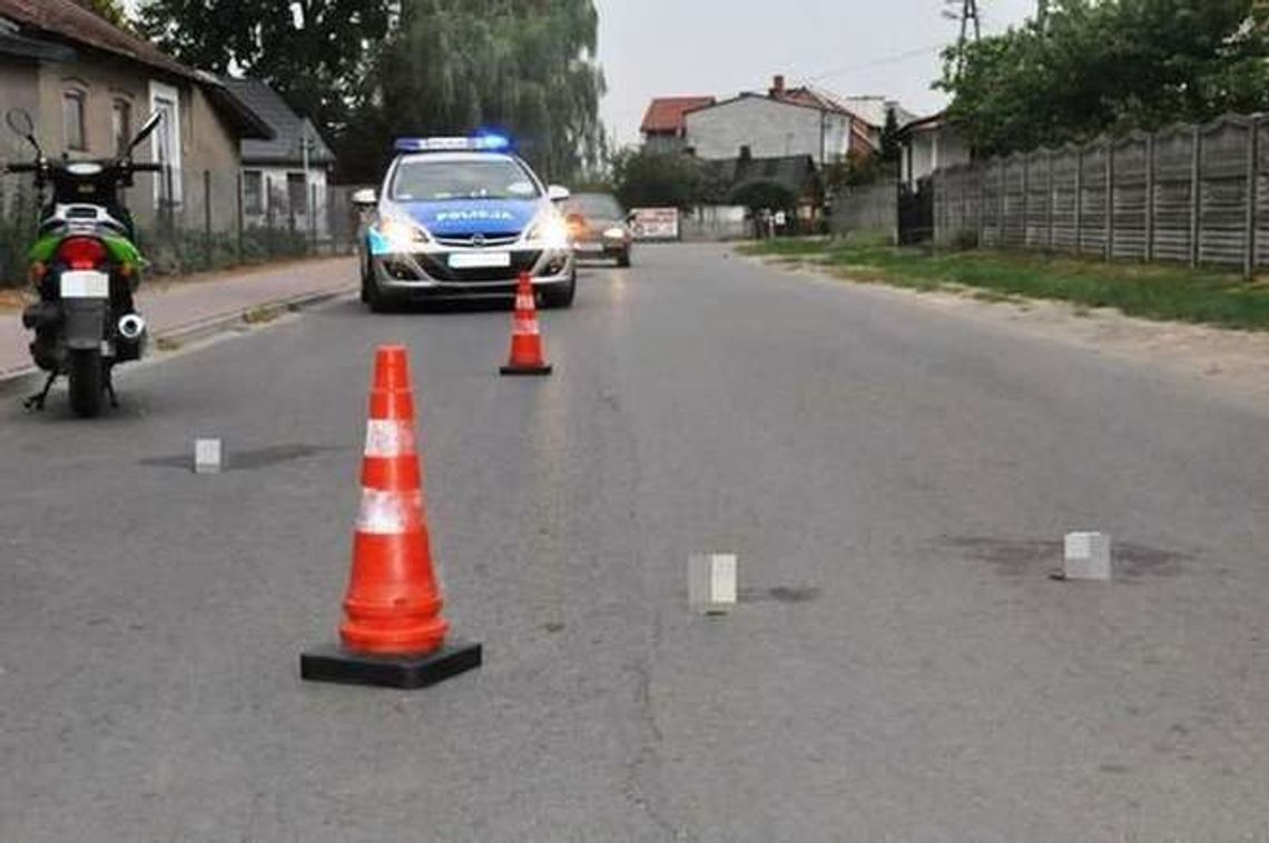 Leopoldów: Rower zderzył się ze skuterem