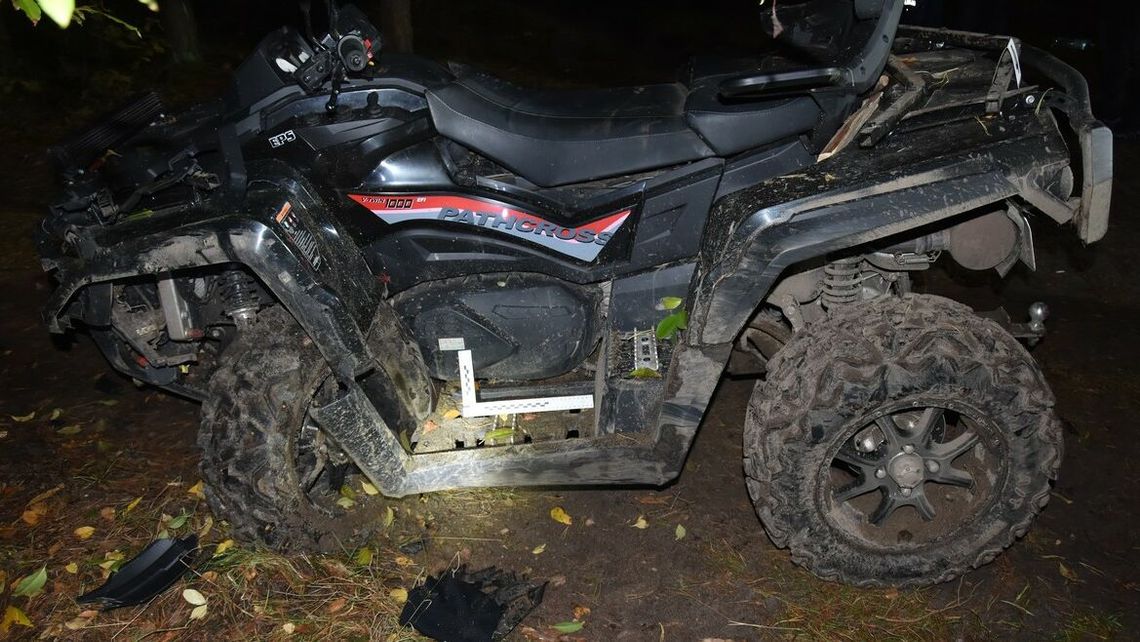 Leśna przejażdżka quadem zakończyła się tragicznie. Nie żyje 21-latek