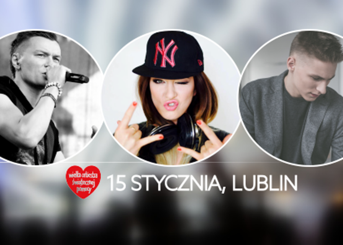 Liber, INA i Adam Stachowiak zagrają podczas lubelskiej WOŚP