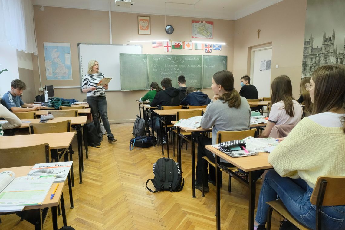 Uczniowie III Liceum Ogólnokształcącego im. Unii Lubelskiej