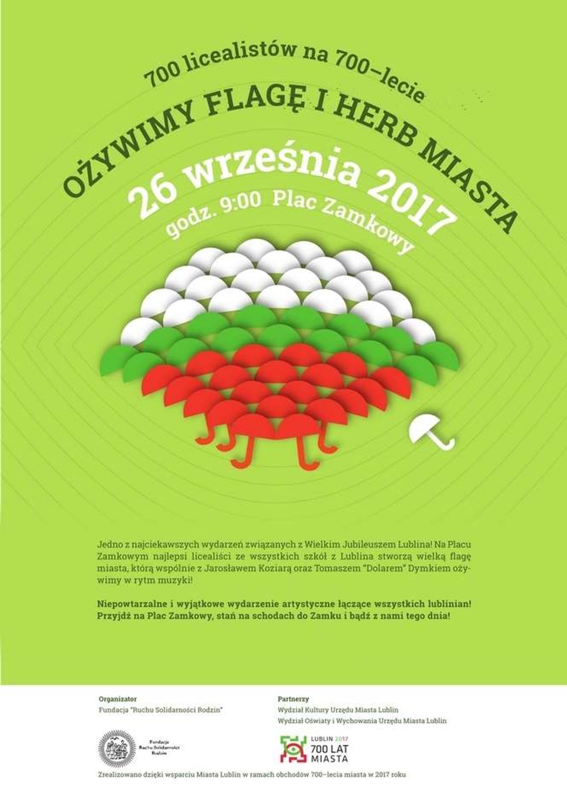 Licealiści Lublinowi. Uczniowie utworzą flagę i herb miasta