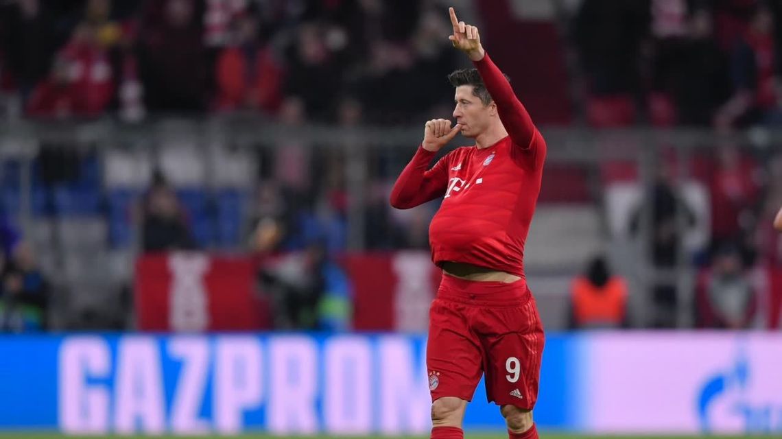 Liga Mistrzów. Gol Lewandowskiego ze specjalną dedykacją Liga Mistrzów. Gol Lewandowskiego ze specjalną dedykacją