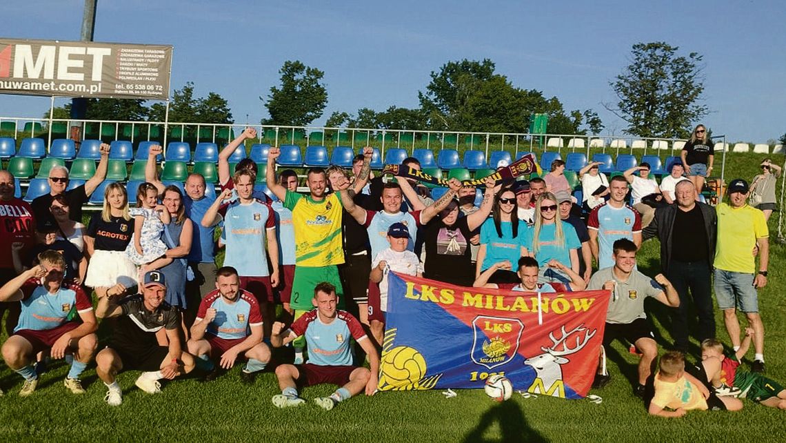 LKS Agrotex Milanów trzeci w bialskiej okręgówce. Najlepszy wynik od lat