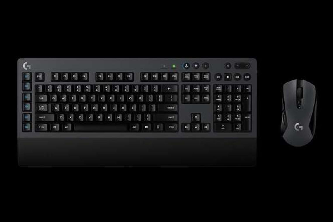 Logitech: Bezprzewodowa klawiatura i mysz dla graczy