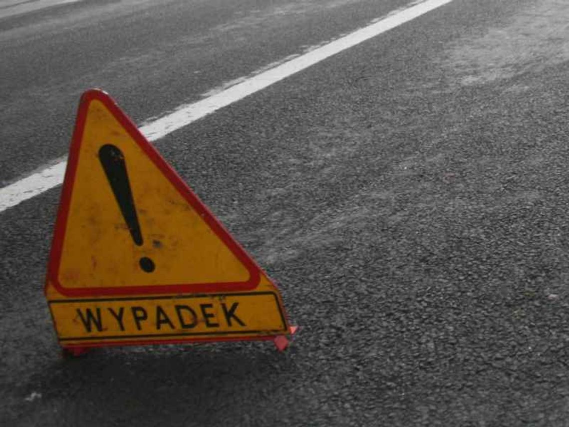 Łopiennik: Ciężarówka przewróciła się na bok Łopiennik: Ciężarówka przewróciła się na bok