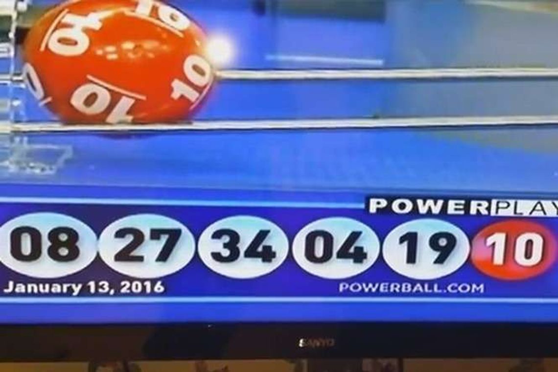 Loteria Powerball. 1,6 mld dolarów do podziału na trzech graczy