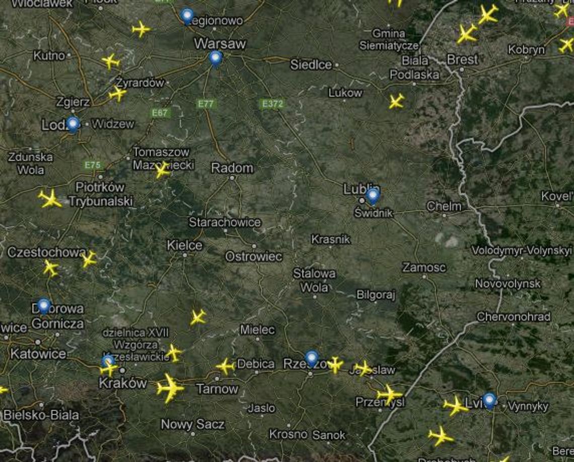 Lotnisko Lublin na Flightradar Lotnisko Lublin na Flightradar