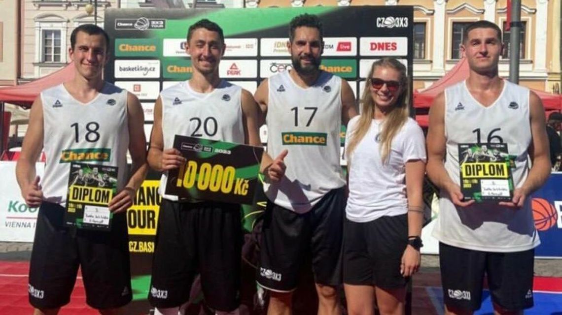 Lotto 3x3 Lublin na podium podczas turnieju w czeskim Litomyślu Lotto 3x3 Lublin na podium podczas turnieju w czeskim Litomyślu