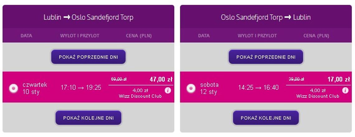 Loty z Lublina do Oslo za 8 zł w obie strony. Ale tylko z kartą Wizz Air Loty z Lublina do Oslo za 8 zł w obie strony. Ale tylko z kartą Wizz Air