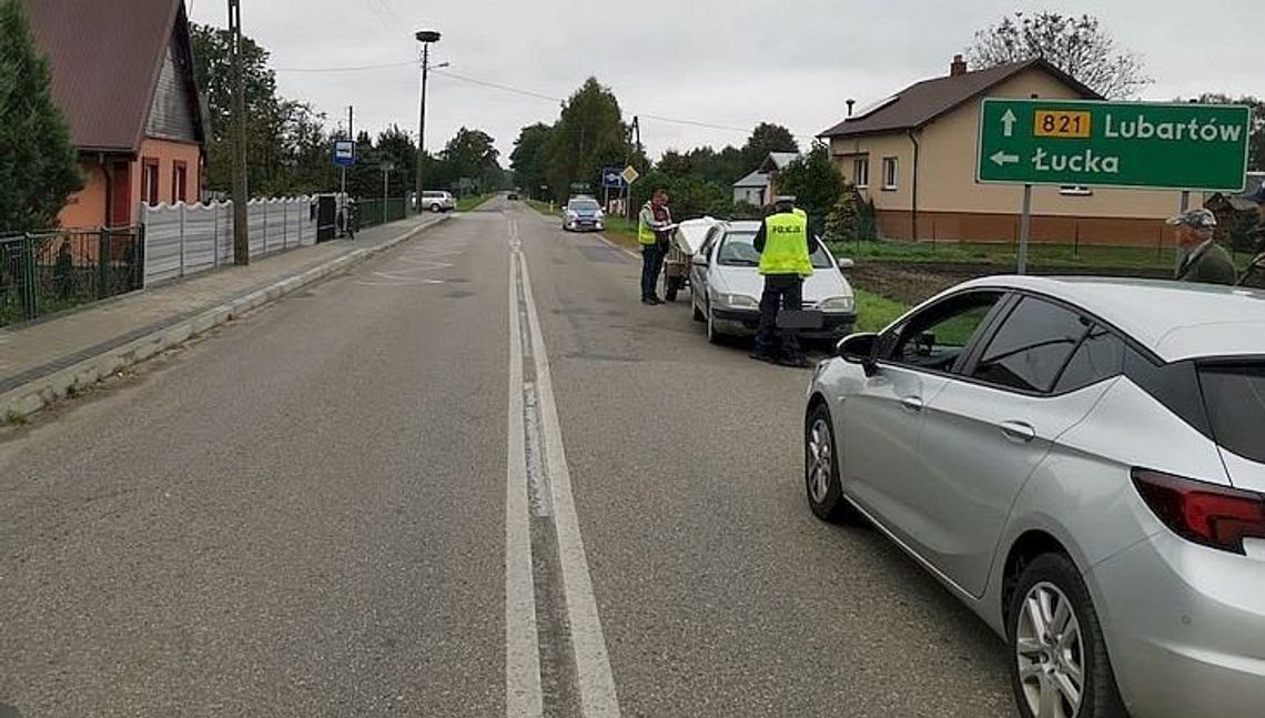 Lubartów. 10-latek na rowerze wjechał pod samochód