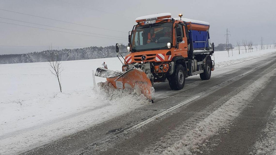 Lubelscy drogowcy ostrzegają. Dziś na trasach może być kiepsko