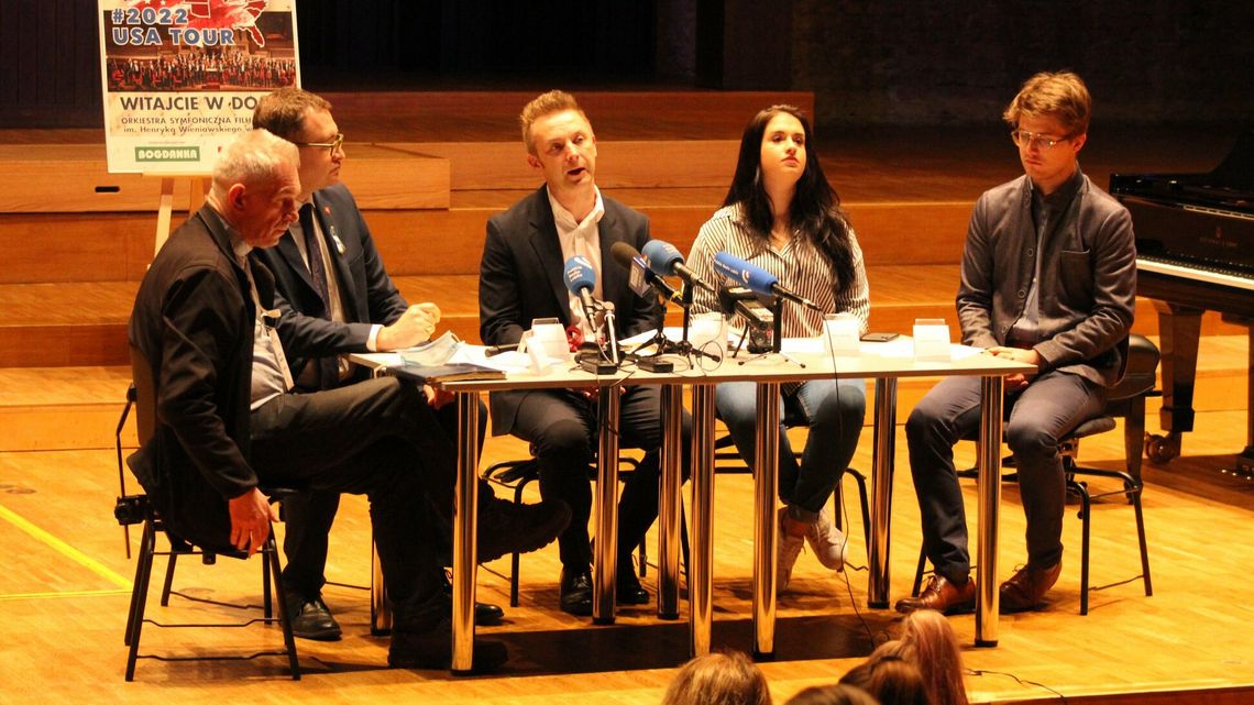 Lubelscy filharmonicy podsumowali historyczne tournee po USA. Teraz wyjątkowy koncert dla Ukrainy Lubelscy filharmonicy podsumowali historyczne tournee po USA. Teraz wyjątkowy koncert dla Ukrainy