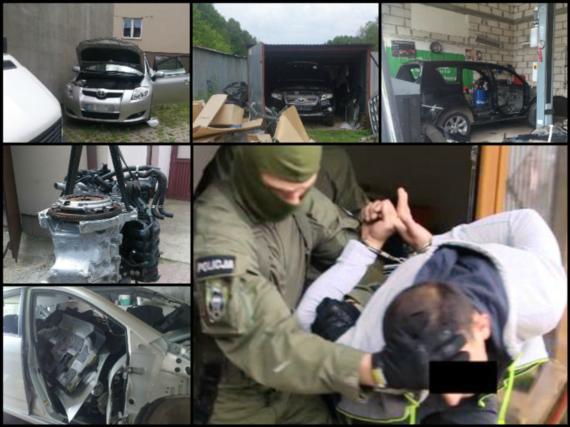 Lubelscy policjanci rozbili gang złodziei aut z Pruszkowa i Wołomina