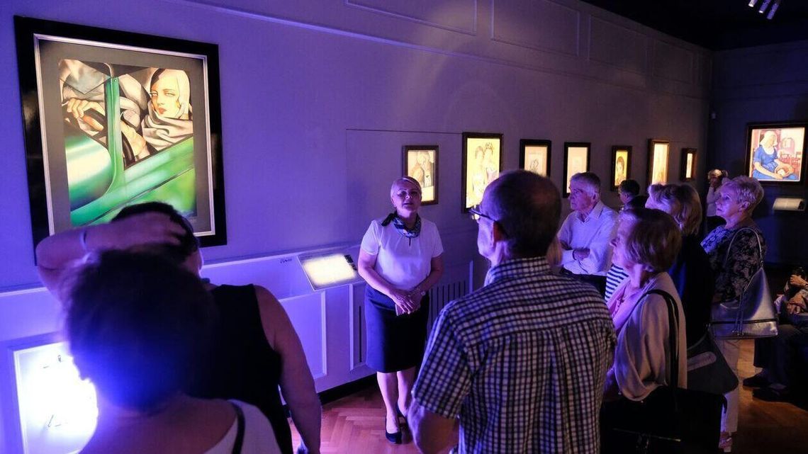 Lubelscy seniorzy z wizytą u Tamary Łempickiej 