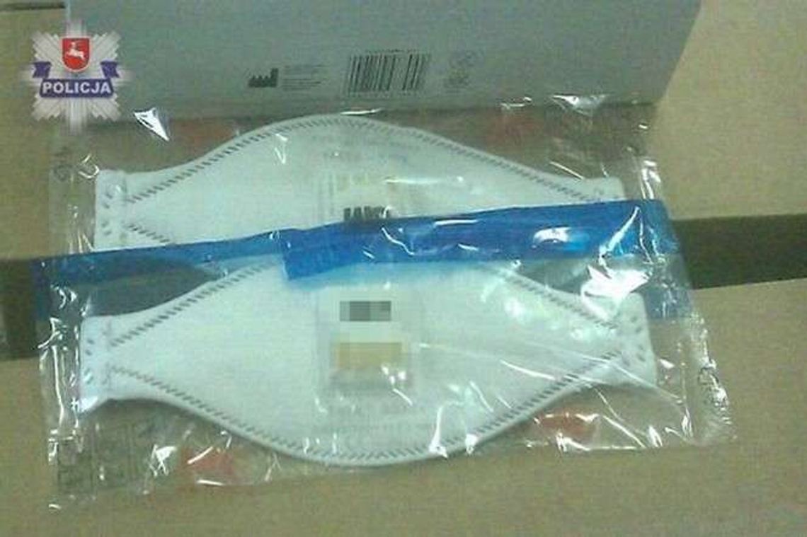 Lubelska hurtownia wpadła z podrabianymi maskami