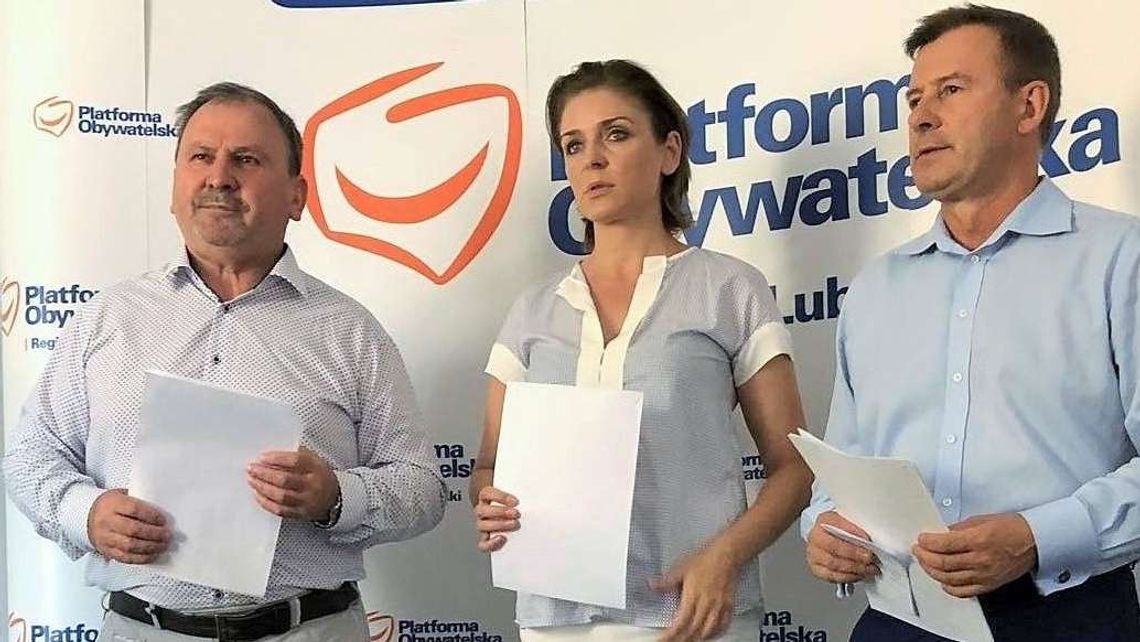 Lubelska PO: Niech rząd wróci z urlopu! Lubelska PO: Niech rząd wróci z urlopu!