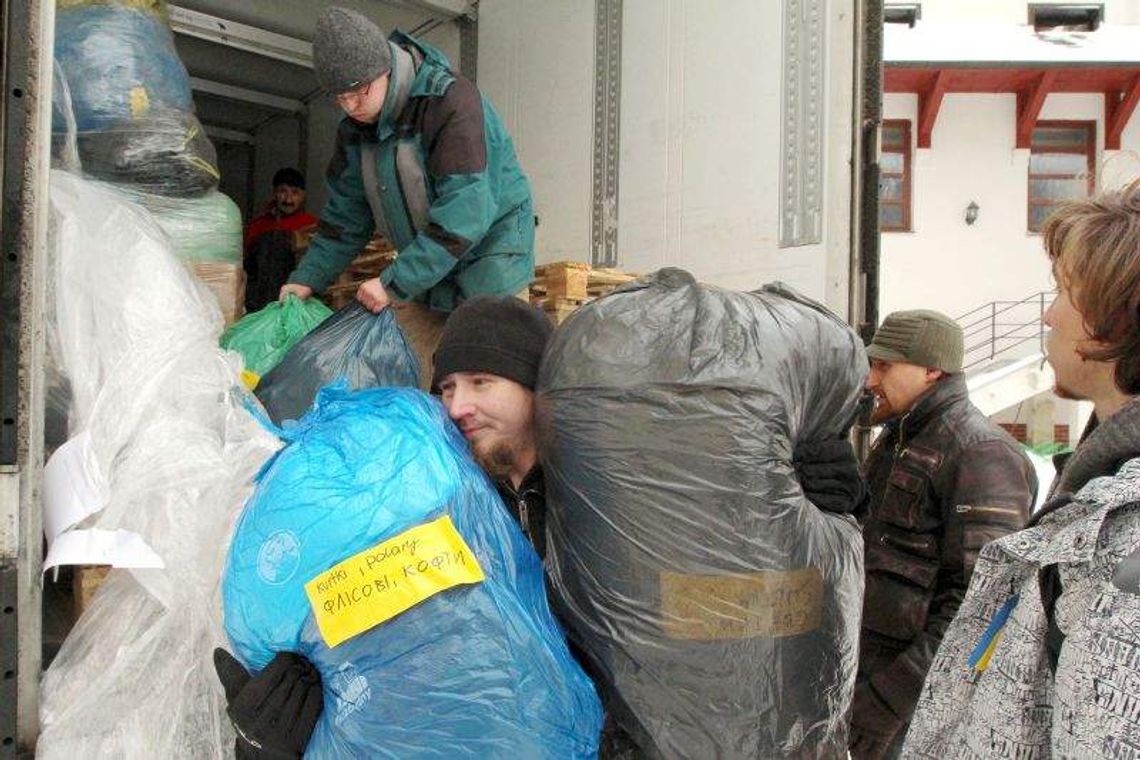 Lubelska pomoc dla Ukrainy. Transport z darami już w drodze Lubelska pomoc dla Ukrainy. Transport z darami już w drodze