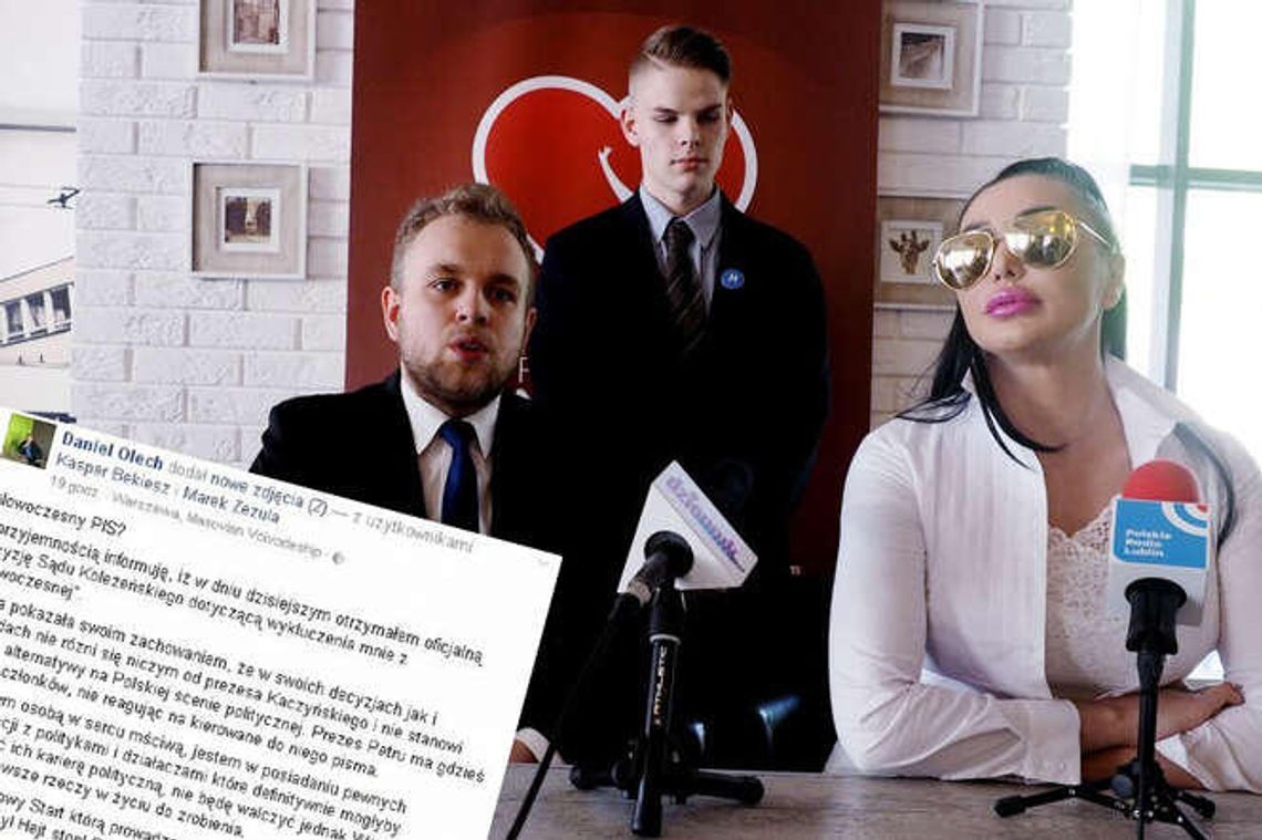 Lubelski działacz młodzieżówki wyleciał z partii, teraz straszy polityków Nowoczesnej