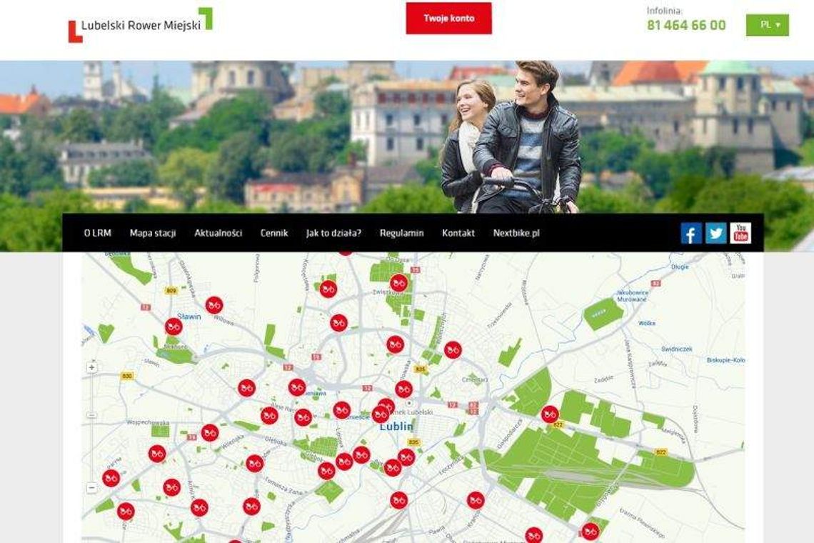Lubelski Rower Miejski: Można już się rejestrować w systemie Lubelski Rower Miejski: Można już się rejestrować w systemie
