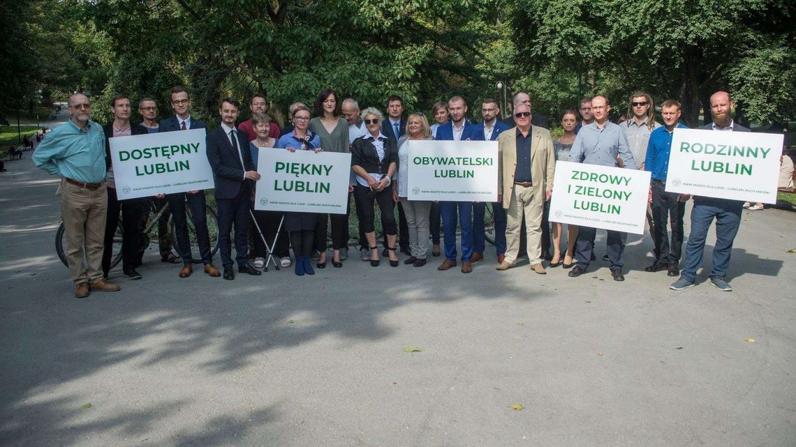 Lubelski Ruch Miejski. Są już listy kandydatów do Rady Miasta Lublin