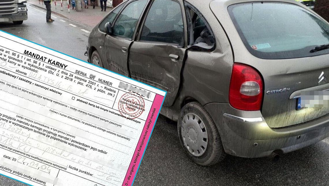 Lubelskie. 2 tys. zł mandatu. Bardzo kosztowna stłuczka