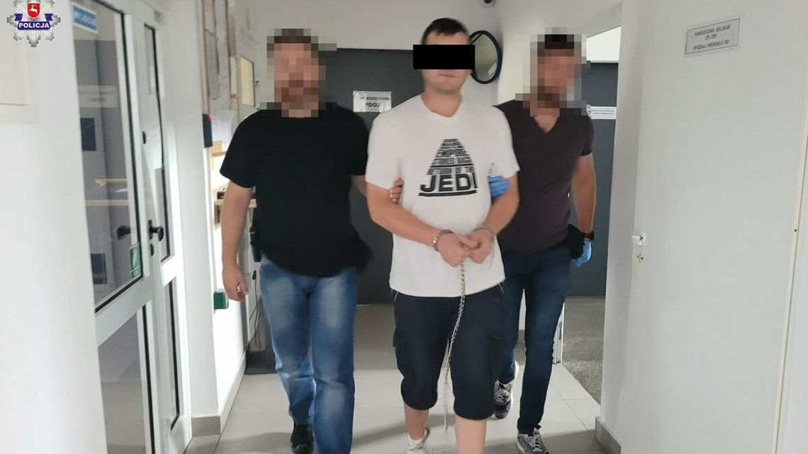Lubelskie. 33-latek groził swojej partnerce śmiercią. Zaatakował też policjantów