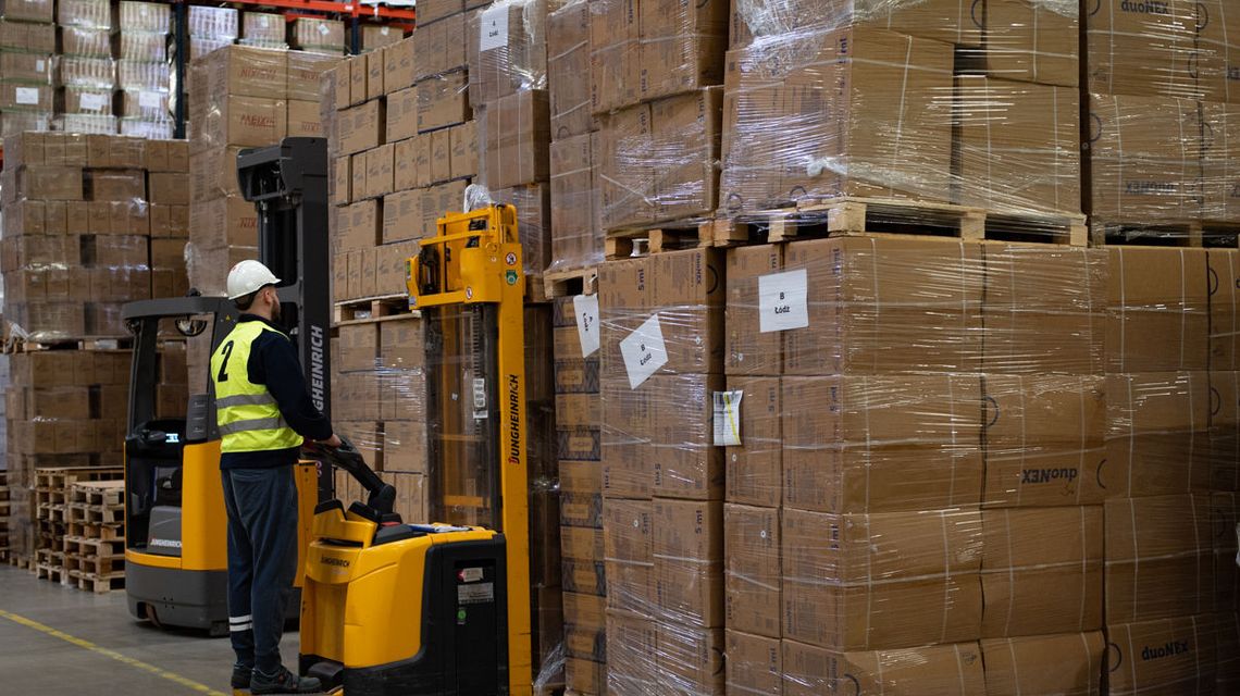 Lubelskie: 41 kontenerów z Chin wiezie transport medyczny 