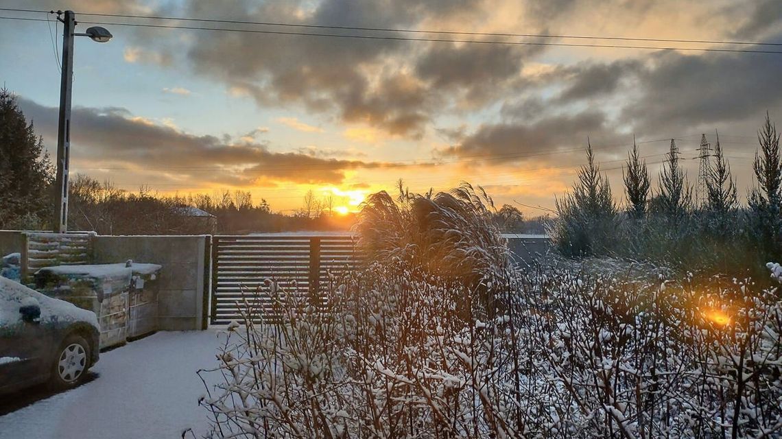 Lubelskie. Arktyczne powietrze przyniosło zimę  
