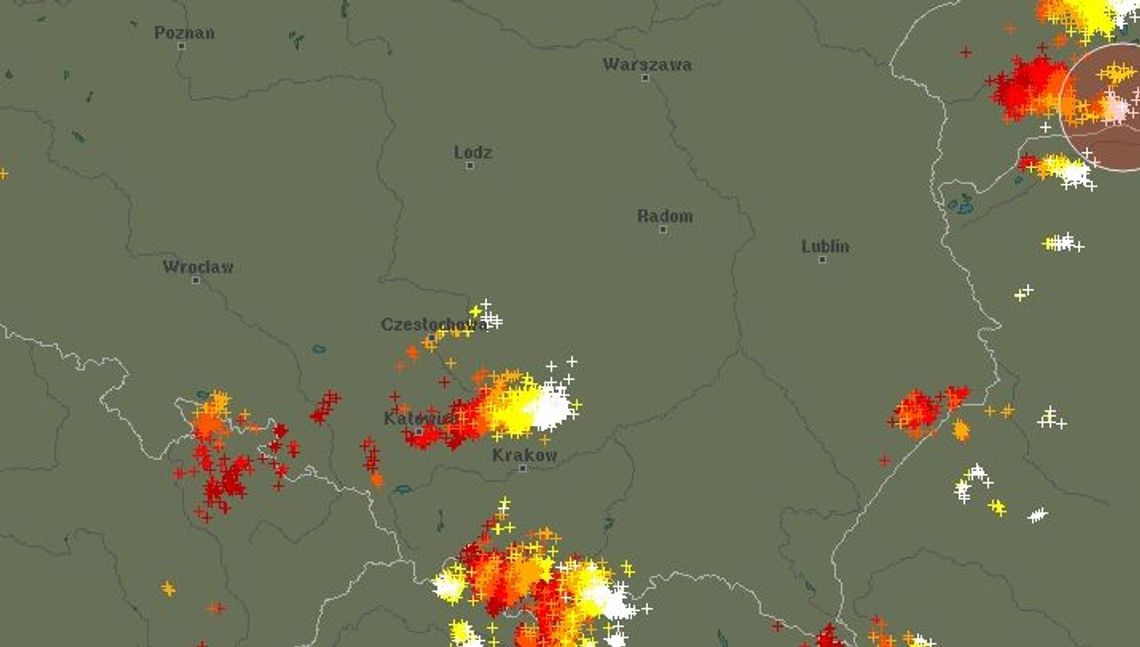 Lubelskie: IMGW ostrzega przed burzami z gradem Lubelskie: IMGW ostrzega przed burzami z gradem