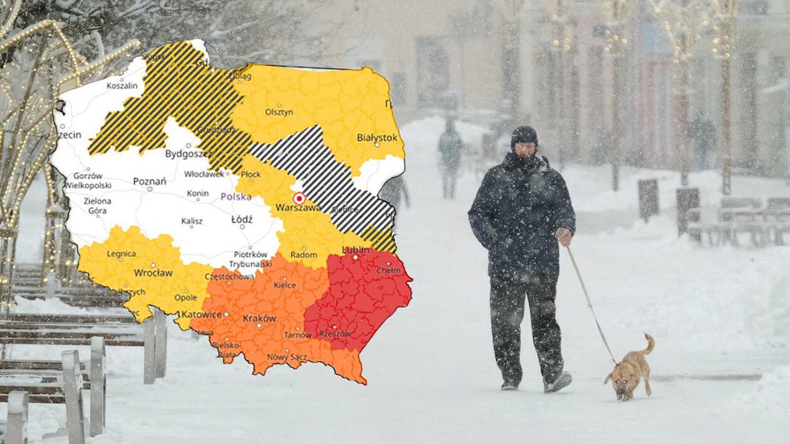 Lubelskie: Intensywne opady śniegu i mróz. IMGW ostrzega przed uderzeniem zimy Lubelskie: Intensywne opady śniegu i mróz. IMGW ostrzega przed uderzeniem zimy