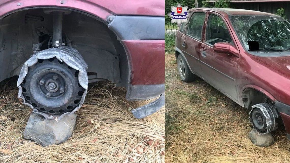 Lubelskie. Jechał drogą ekspresową bez jednej opony. Jak to możliwe?
