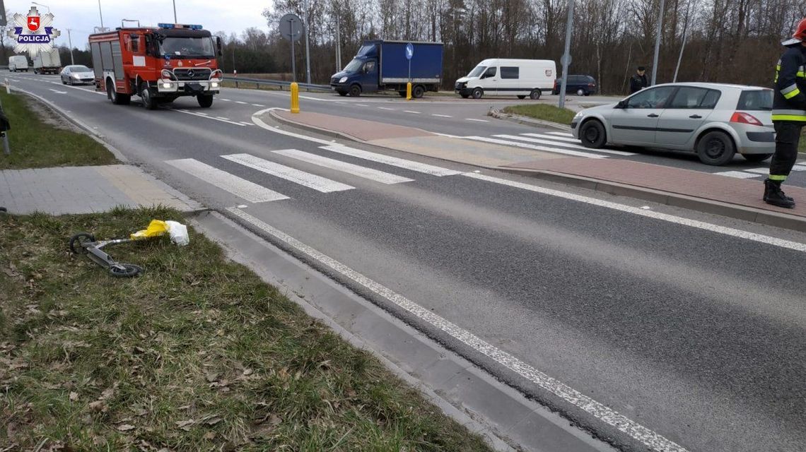 Lubelskie: Kobieta potrąciła dziecko na przejściu. Maluch trafił do szpitala