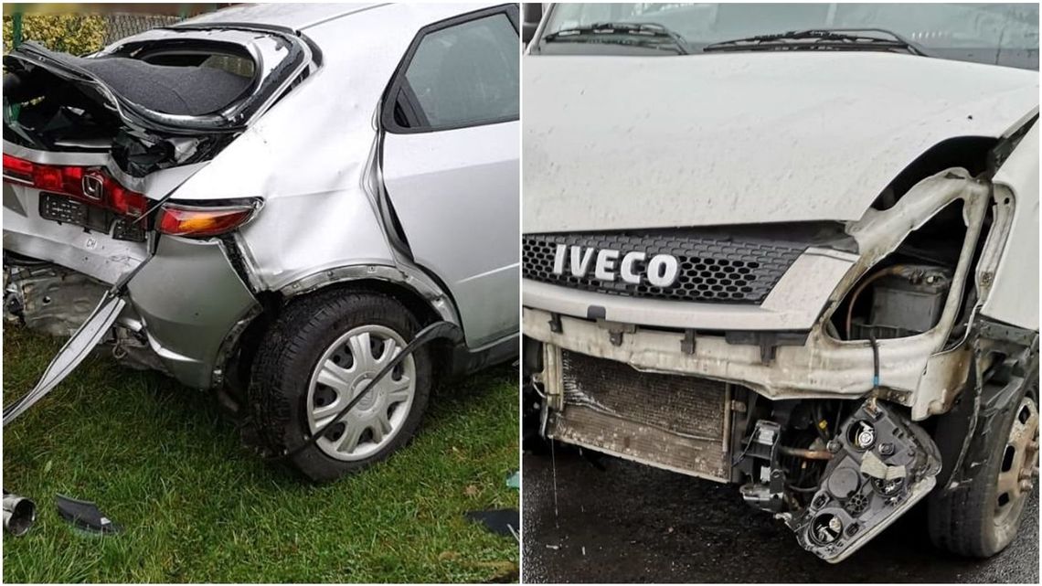 Lubelskie: Kolizja z udziałem trzech pojazdów. 23-latka nie ustąpiła pierwszeństwa