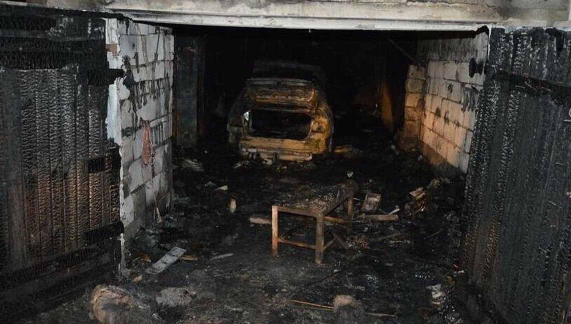 Lubelskie. Naprawiali seata w garażu. Nagle doszło do wybuchu i pożaru