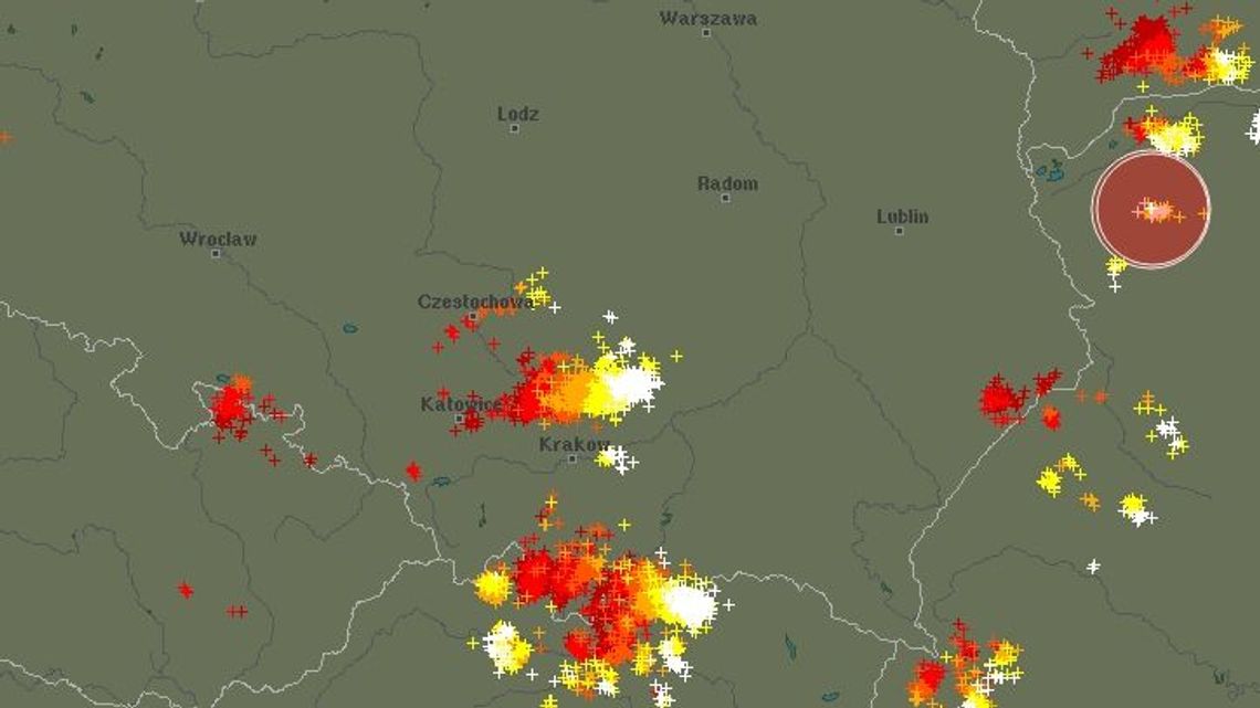 Lubelskie: Nie tylko upał. IMGW ostrzega przed burzami z gradem