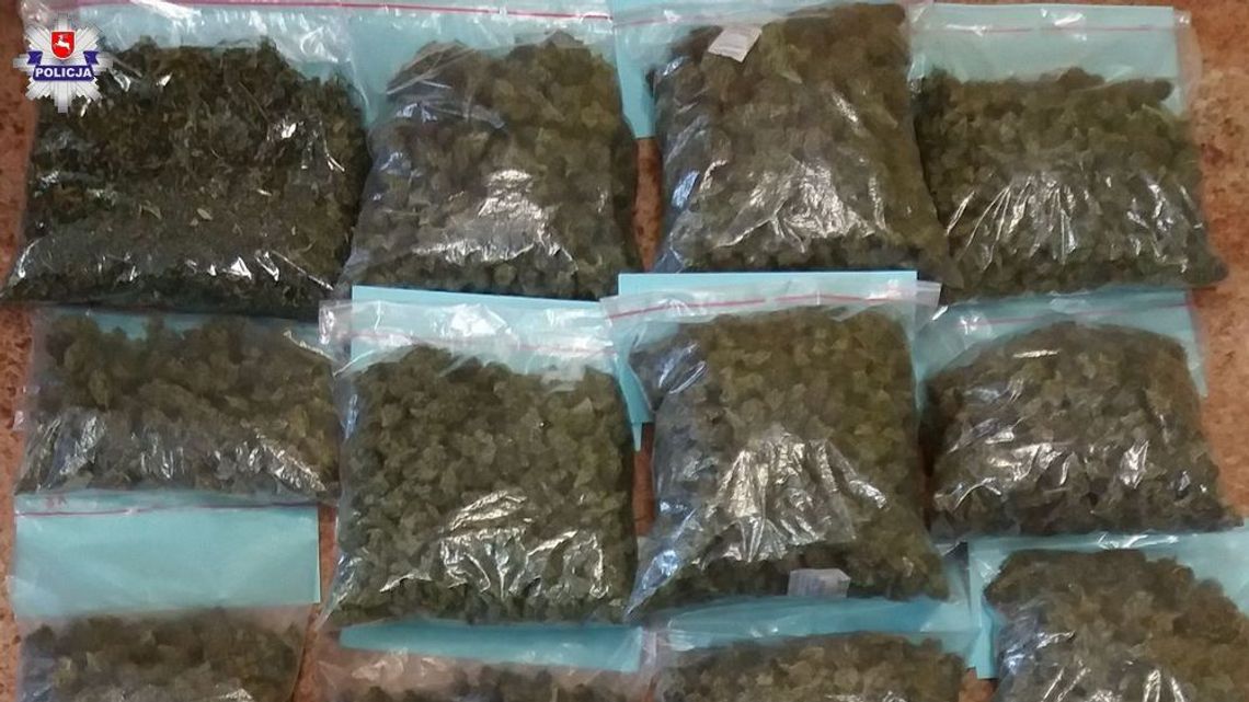 Lubelskie: Policja zabezpieczyła niemal 2 kg narkotyków