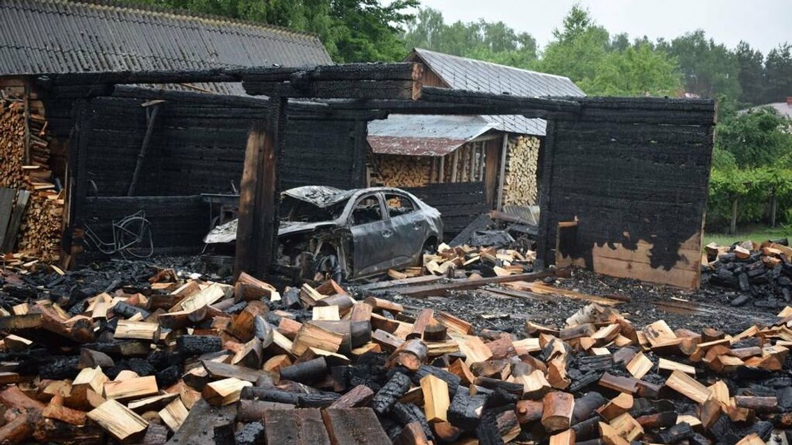 Lubelskie: Pożar budynku gospodarczego. Straty oszacowano na 65 tys. zł