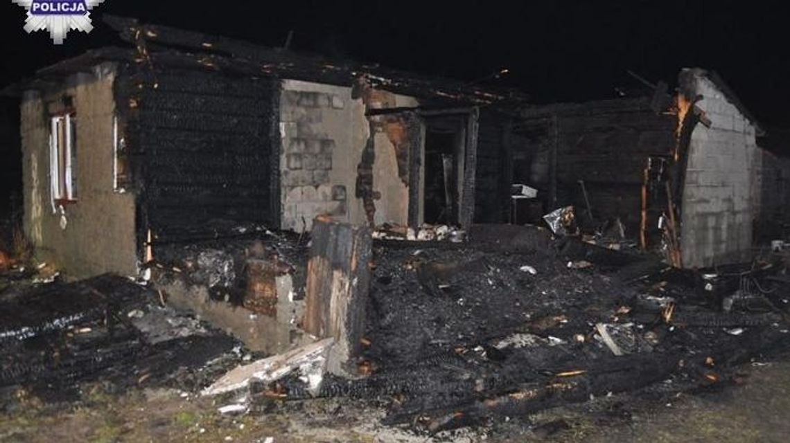 Lubelskie: Pożar domu. W środku znaleziono ciało mężczyzny Lubelskie: Pożar domu. W środku znaleziono ciało mężczyzny