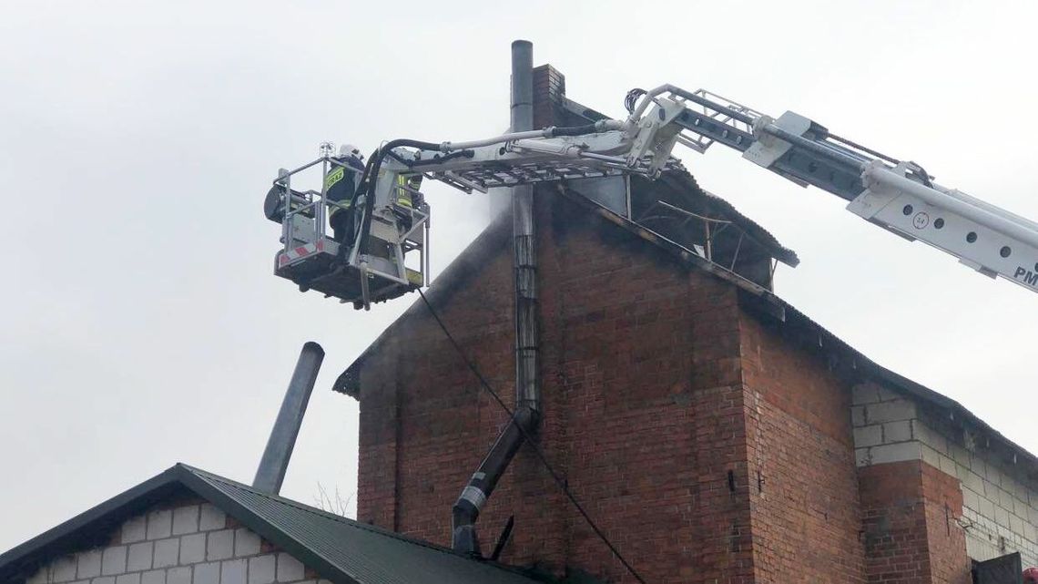 Lubelskie. Pożar suszarni chmielu. Ogień pojawił się przez gryzonie? [zdjęcia]