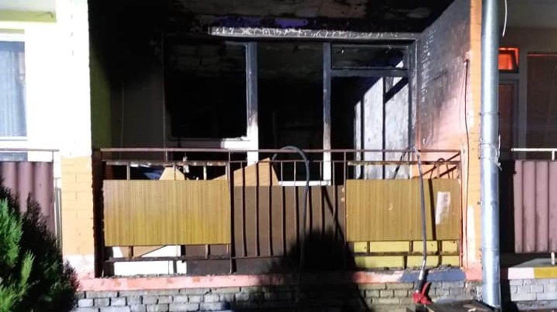 Lubelskie: Pożar w Boże Narodzenie. Mieszkanie doszczętnie spalone