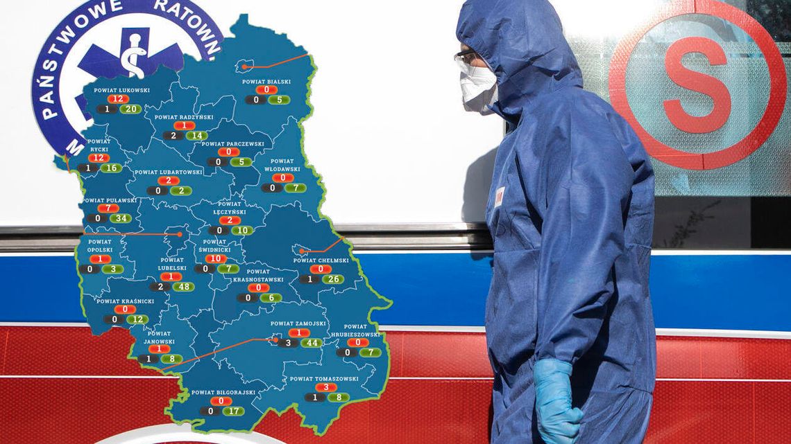 Lubelskie: Przybyło aktywnych zakażeń koronawirusem. Aktualna sytuacja epidemiologiczna